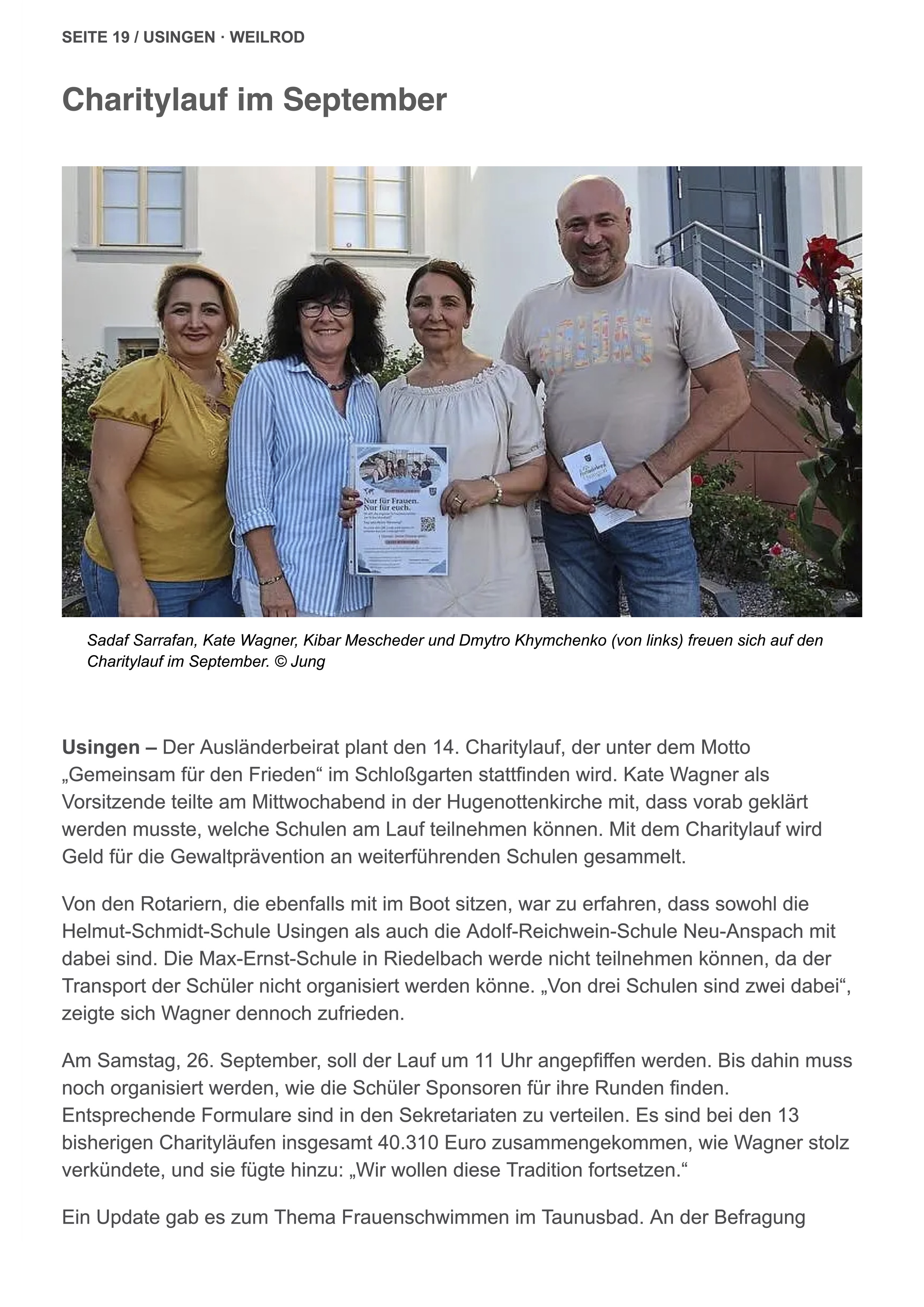 Charity Laura 2026